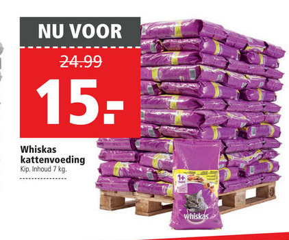 Whiskas   kattenvoer folder aanbieding bij  Welkoop - details