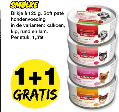 Smolke   hondenvoer folder aanbieding bij  Jumper - details