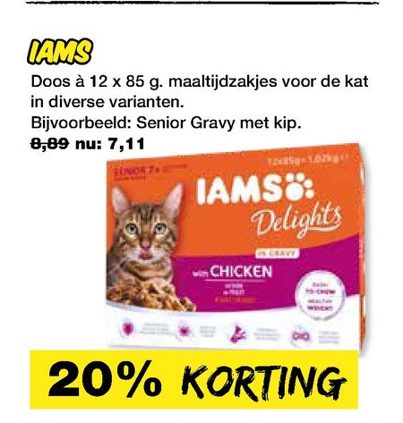 IAMS   kattenvoer folder aanbieding bij  Jumper - details