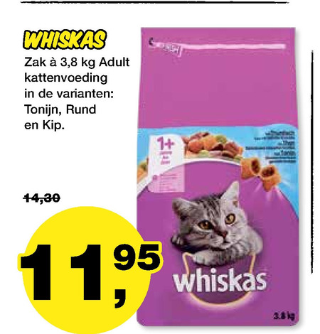 Whiskas   kattenvoer folder aanbieding bij  Jumper - details