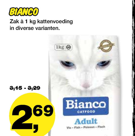 Bianco   kattenvoer folder aanbieding bij  Jumper - details