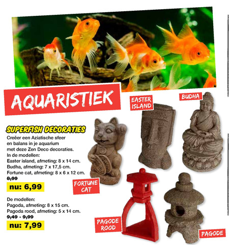 Motel bouwen Werkelijk aquarium decoratie folder aanbieding bij Jumper - details