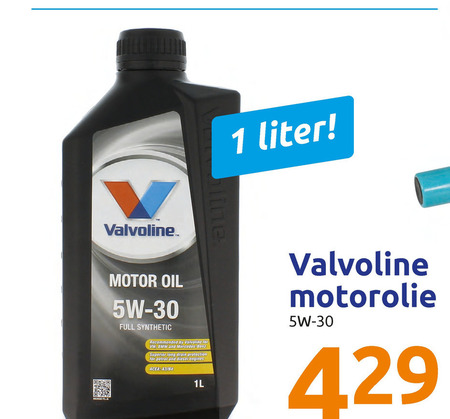 Valvoline   motorolie folder aanbieding bij  Action - details