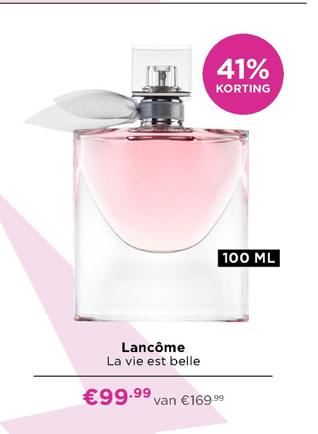 Lancome   eau de parfum folder aanbieding bij  Ici Paris XL - details