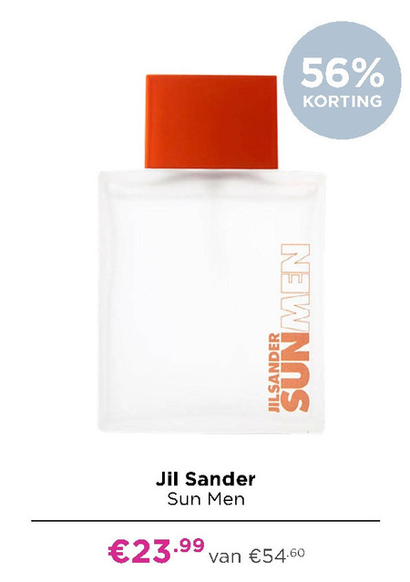 Jil Sander   eau de toilette folder aanbieding bij  Ici Paris XL - details