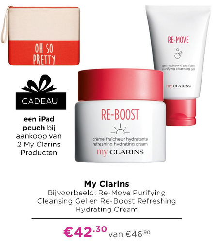 Clarins   dagcreme folder aanbieding bij  Ici Paris XL - details