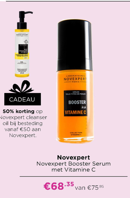 Novexpert   dagcreme, huidserum folder aanbieding bij  Ici Paris XL - details