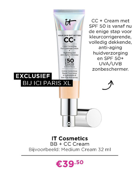 Indringing Perforatie Er is behoefte aan BB creme folder aanbieding bij Ici Paris XL - details