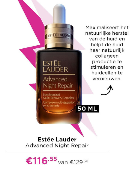 Estee Lauder   nachtcreme folder aanbieding bij  Ici Paris XL - details