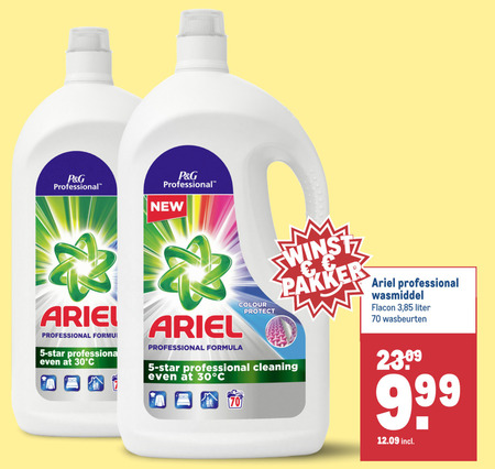 Ariel   wasmiddel folder aanbieding bij  Makro - details