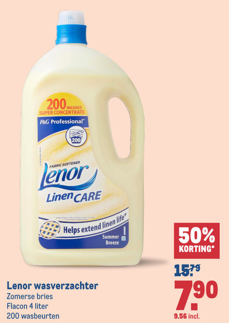 Lenor   wasverzachter folder aanbieding bij  Makro - details