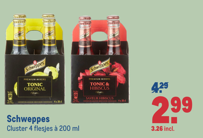 Schweppes   frisdrank folder aanbieding bij  Makro - details