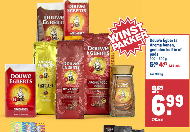 Douwe Egberts   koffiebonen, koffie folder aanbieding bij  Makro - details