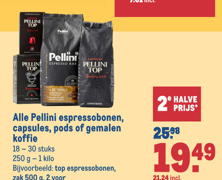 Pellini   koffiebonen, koffie folder aanbieding bij  Makro - details