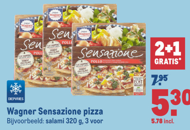 Wagner   diepvriespizza folder aanbieding bij  Makro - details