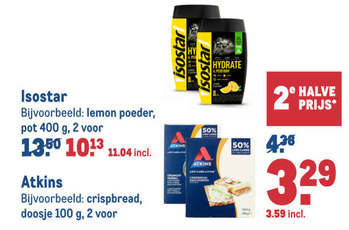 Isostar   afslankmaaltijd, sportdrank folder aanbieding bij  Makro - details