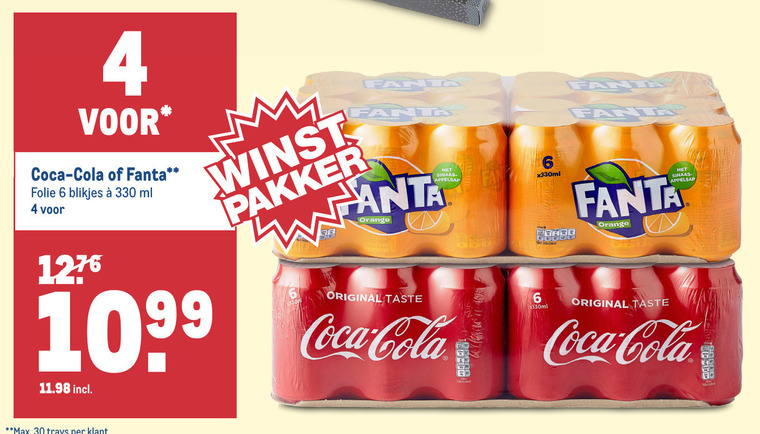 Coca-Cola   cola, frisdrank folder aanbieding bij  Makro - details