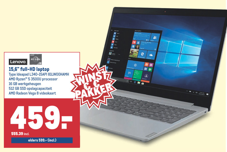 Lenovo   notebook folder aanbieding bij  Makro - details