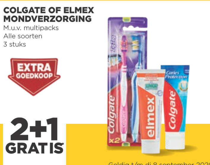 Colgate   tandpasta, tandenborstel folder aanbieding bij  Jumbo - details