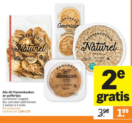 Albert Heijn Huismerk   poffertjes, pannenkoek folder aanbieding bij  Albert Heijn - details