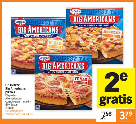 Dr Oetker   diepvriespizza folder aanbieding bij  Albert Heijn - details