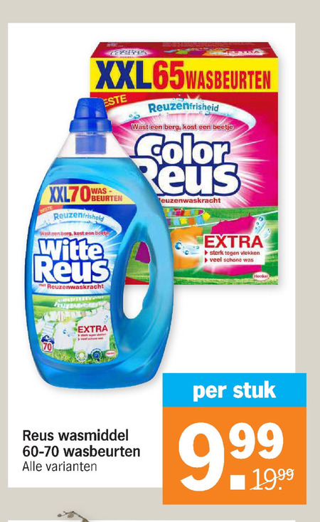 Color Reus   wasmiddel folder aanbieding bij  Albert Heijn - details