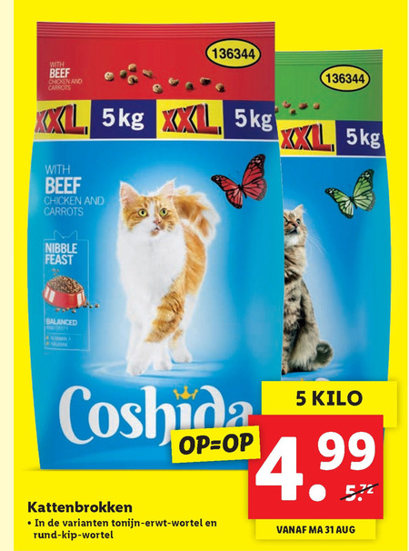 Coshida   kattenvoer folder aanbieding bij  Lidl - details