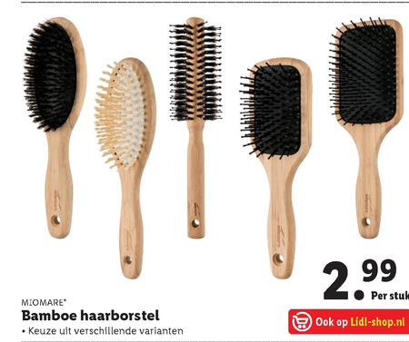 Miomare   haarborstel folder aanbieding bij  Lidl - details