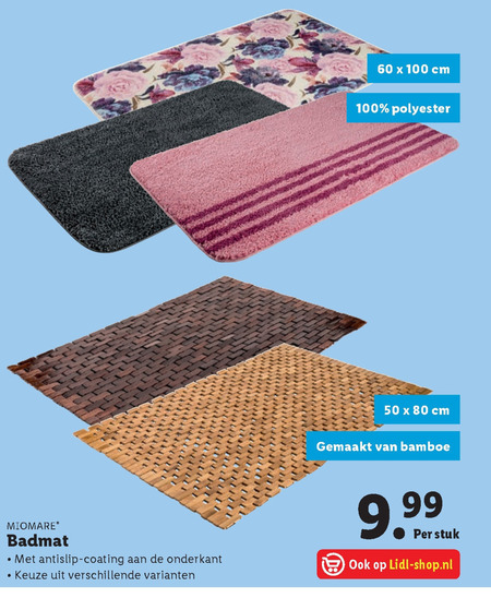 Miomare   badmat folder aanbieding bij  Lidl - details