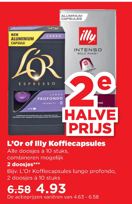 Illy   koffiecups folder aanbieding bij  Plus - details