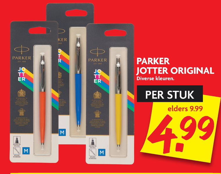 Parker   pen folder aanbieding bij  Dekamarkt - details