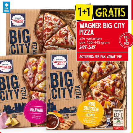 Wagner   diepvriespizza folder aanbieding bij  Jan Linders - details