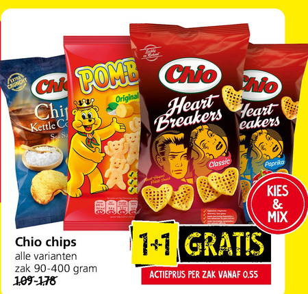 Chio   chips, zoutje folder aanbieding bij  Jan Linders - details