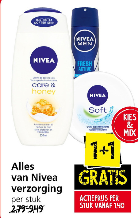 Nivea   shampoo, gezichtsverzorging folder aanbieding bij  Jan Linders - details
