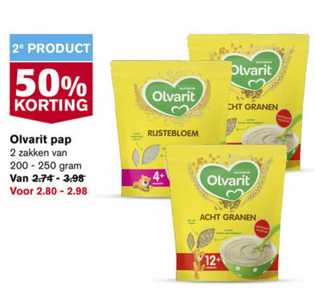 Olvarit   pap folder aanbieding bij  Hoogvliet - details