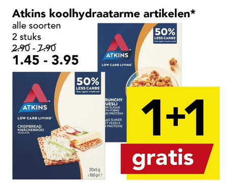 Atkins   afslankmaaltijd folder aanbieding bij  Deen - details