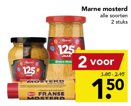 Marne   mosterd folder aanbieding bij  Deen - details