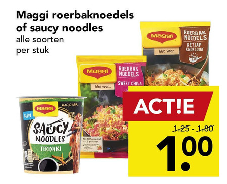 Maggi   noodles folder aanbieding bij  Deen - details