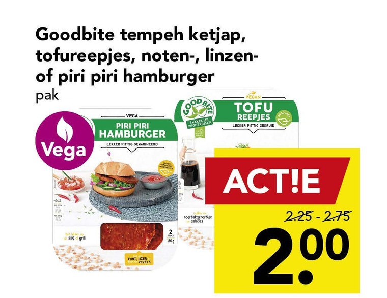 Goodbite   vegetarisch folder aanbieding bij  Deen - details