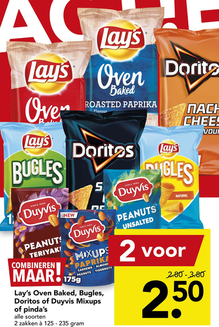 Doritos   chips, borrelnootjes folder aanbieding bij  Deen - details