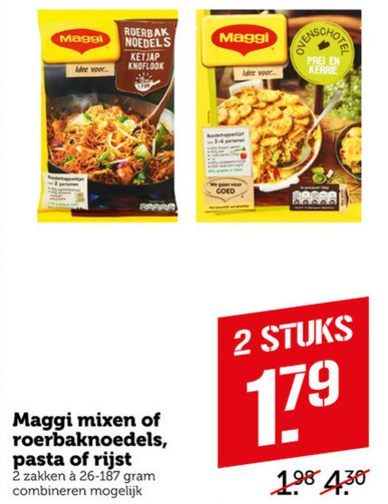 Maggi   pasta, maaltijdmix folder aanbieding bij  Coop - details