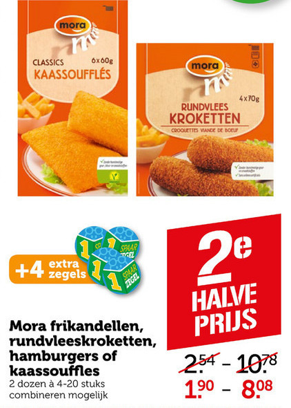 Mora   kroket, kaassouffles folder aanbieding bij  Coop - details