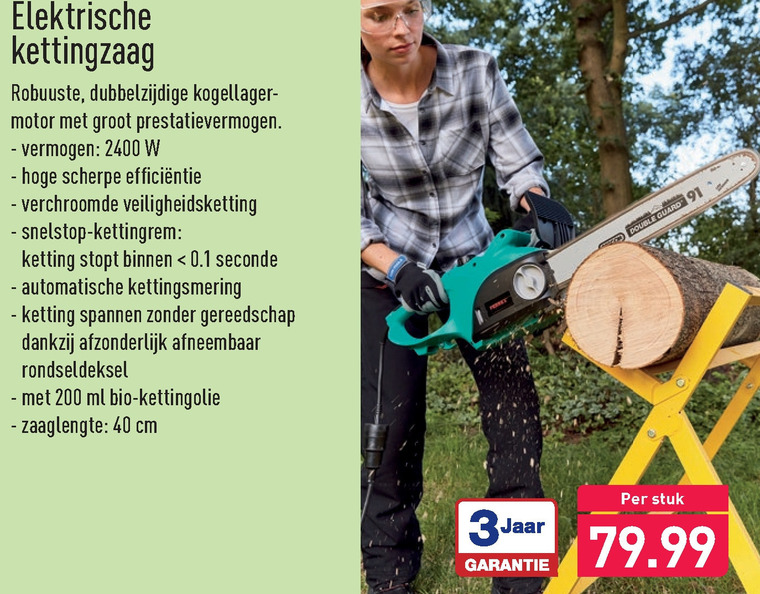 onderdelen Ja salami Ferrex kettingzaag folder aanbieding bij Aldi - details