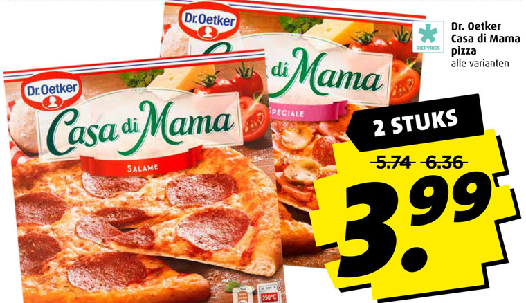 Dr Oetker   diepvriespizza folder aanbieding bij  Boni - details