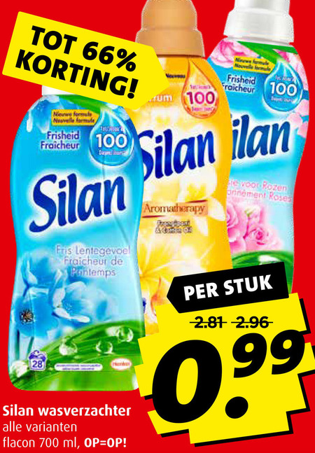 Silan   wasverzachter folder aanbieding bij  Boni - details