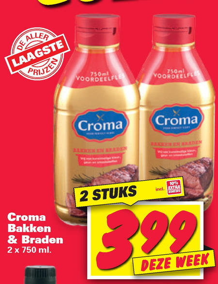 Croma   olie en vetten folder aanbieding bij  Nettorama - details