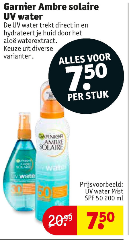 Ambre Solaire   aftersun, zonnebrandolie folder aanbieding bij  Kruidvat - details