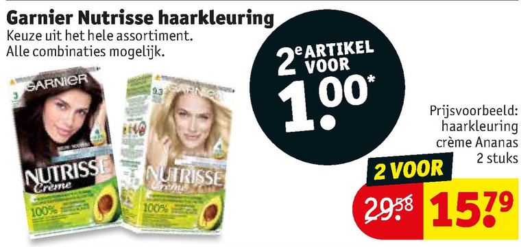 Garnier Nutrisse   haarkleuring folder aanbieding bij  Kruidvat - details