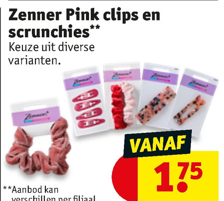 Zenner   haarelastiek, haarspeldje folder aanbieding bij  Kruidvat - details