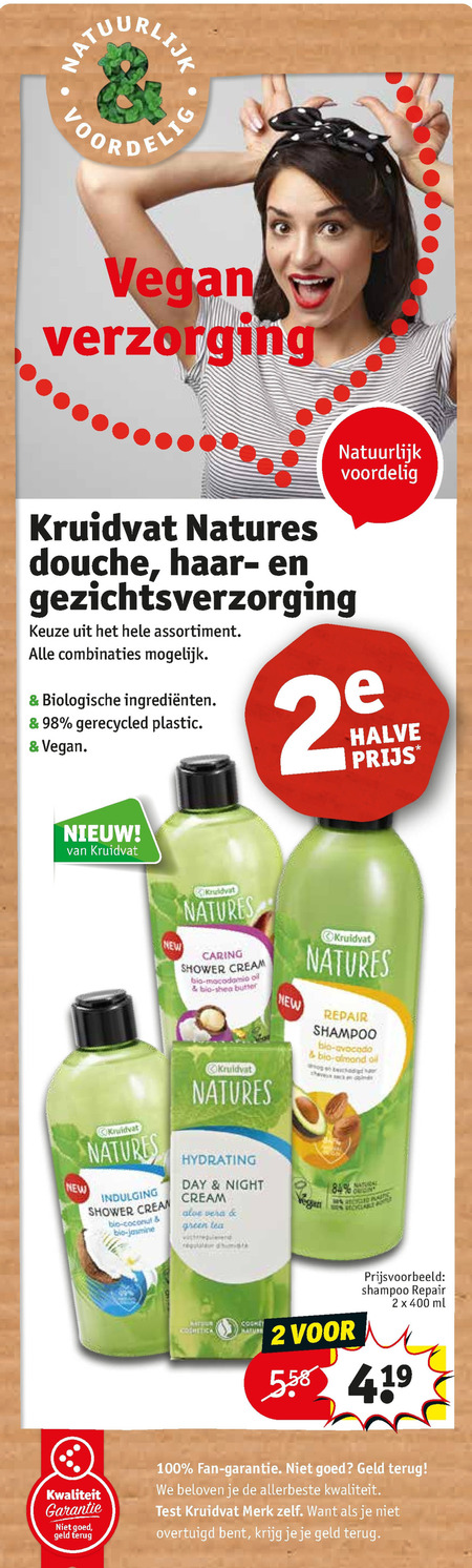 Kruidvat Huismerk   shampoo folder aanbieding bij  Kruidvat - details